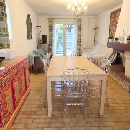 5mn Mer, 8pers, 100m2, Grande Terrasse, Clim * لا غراند موت