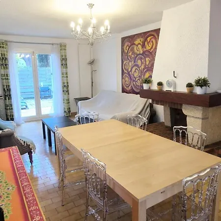 Villa 5mn Mer, 8pers, 100m2, Grande Terrasse, Clim *