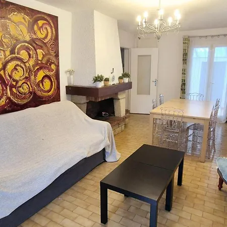 5mn Mer, 8pers, 100m2, Grande Terrasse, Clim Вилла Ла-Гранд-Мот