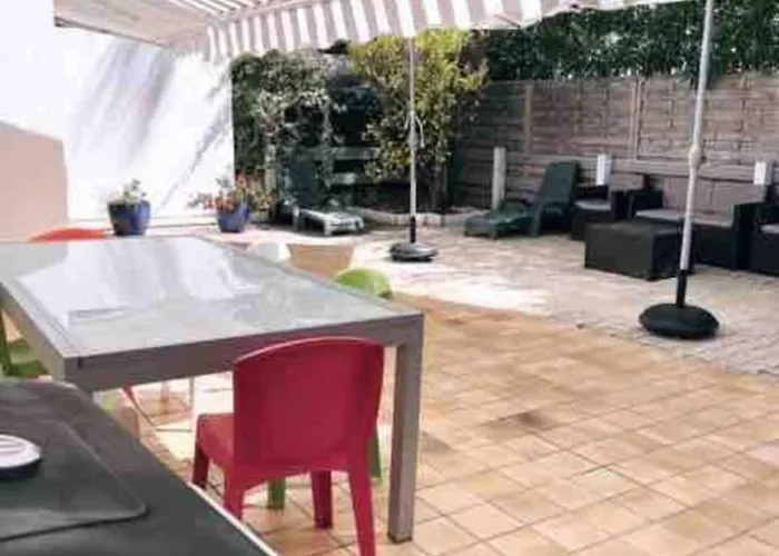 5mn Mer, 8pers, 100m2, Grande Terrasse, Clim Λα Γκραντ-Μοτ